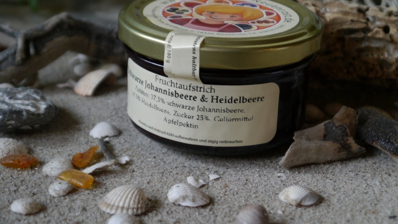 Schwarze Johannisbeere mit Heidelbeere